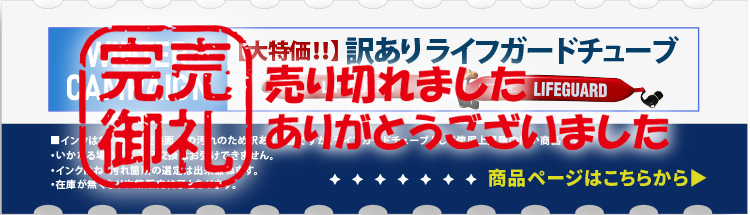 訳ありライフガードチューブ